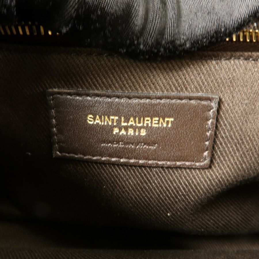 YVES SAINT LAURENT 塗層帆布Camera Bag肩背袋-5