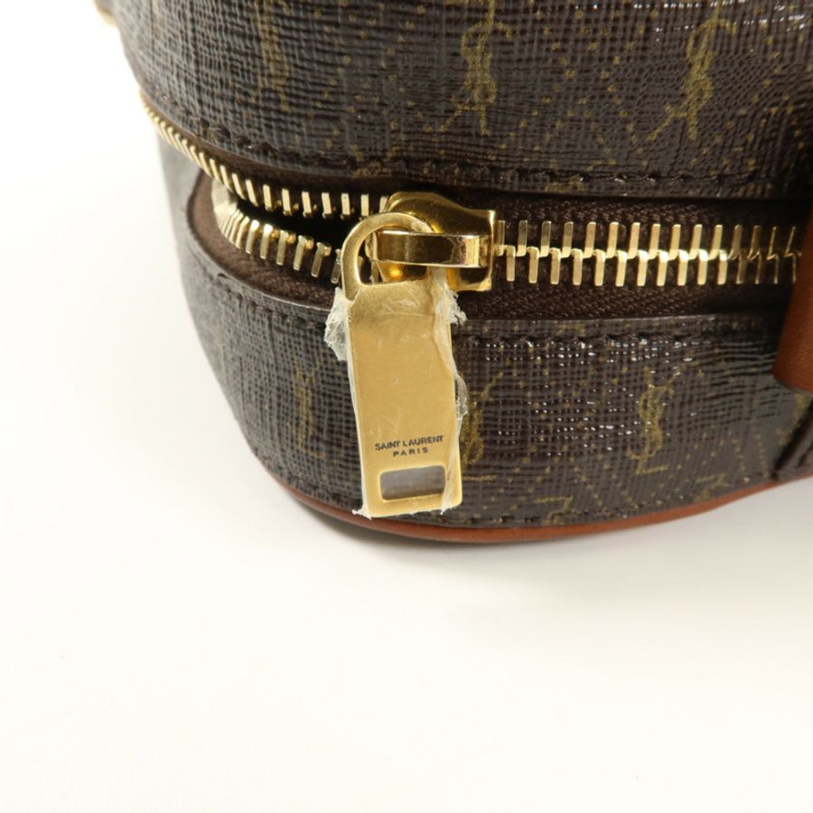 YVES SAINT LAURENT 塗層帆布Camera Bag肩背袋-8