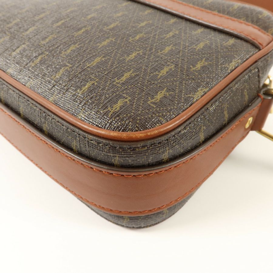 YVES SAINT LAURENT 塗層帆布Camera Bag肩背袋-9