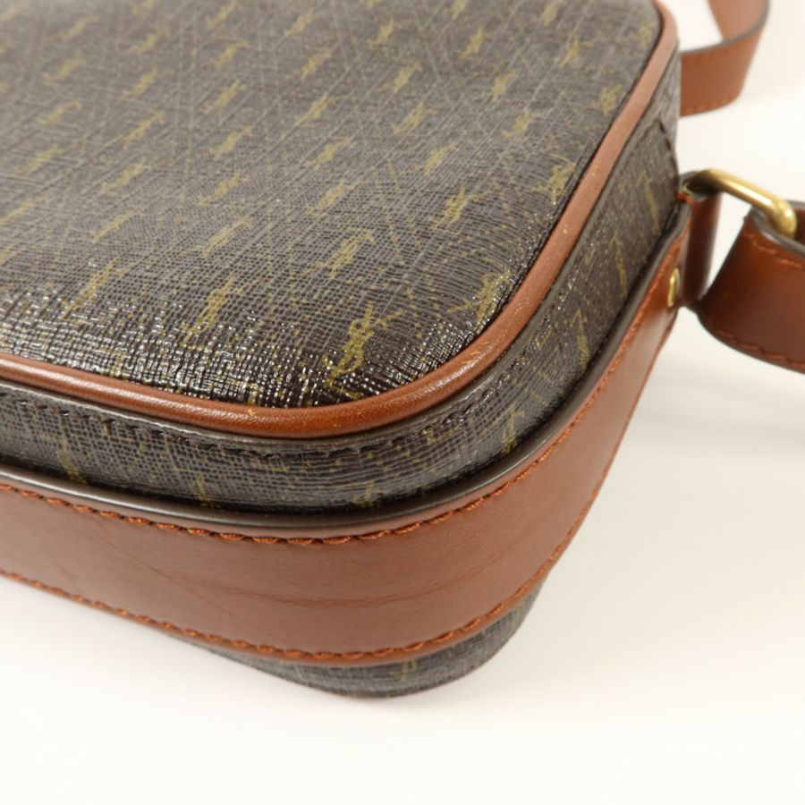 YVES SAINT LAURENT 塗層帆布Camera Bag肩背袋-11