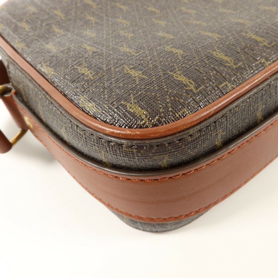 YVES SAINT LAURENT 塗層帆布Camera Bag肩背袋-12