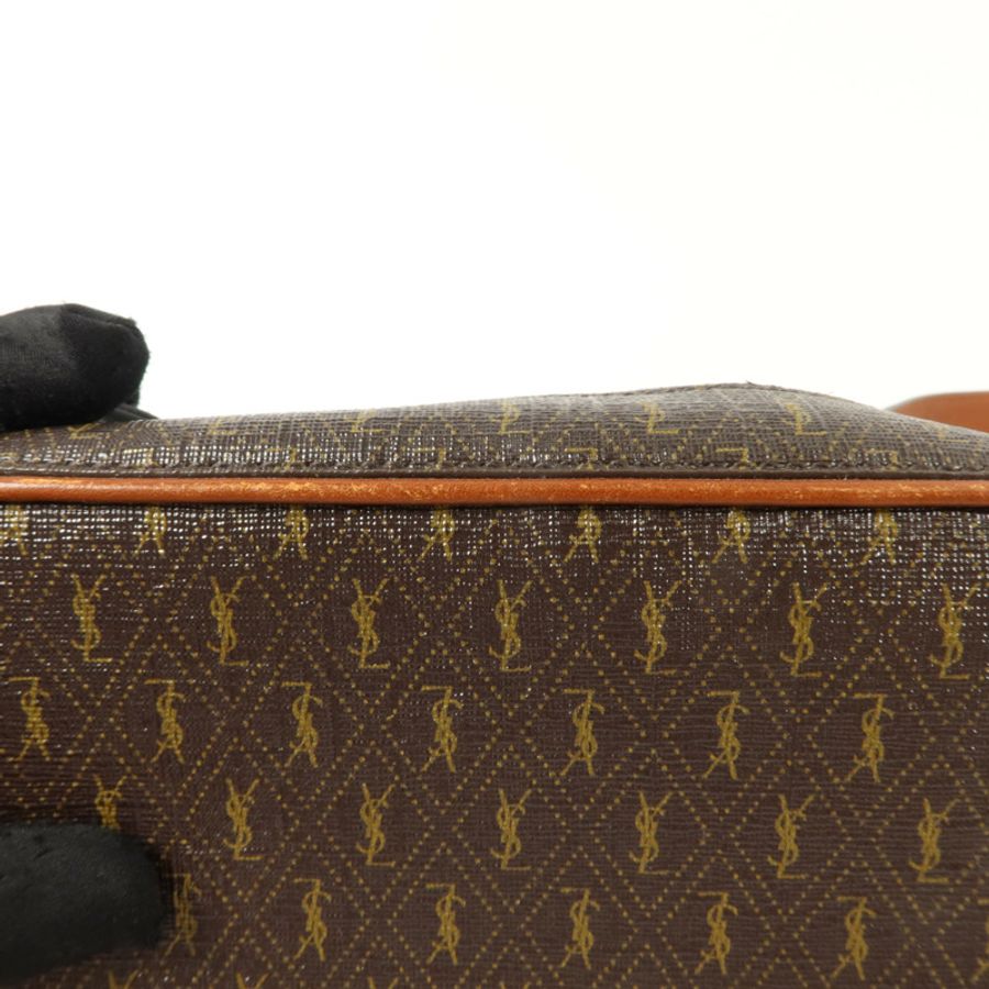 YVES SAINT LAURENT 塗層帆布Camera Bag肩背袋-14