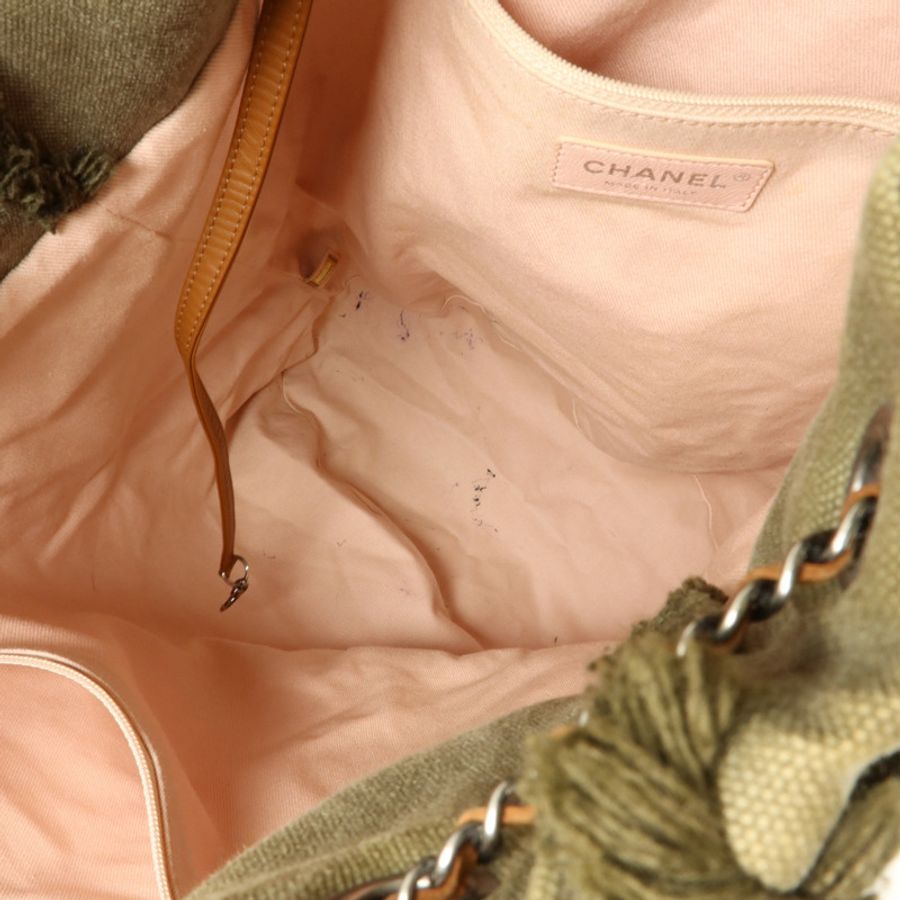 CHANEL 帆布/珠片La Habana Backpack背包-4