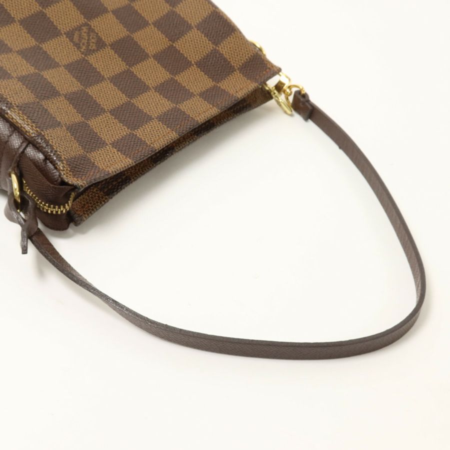 LOUIS VUITTON Damier Trousse Makeup Accessory Pouch手挽袋-7