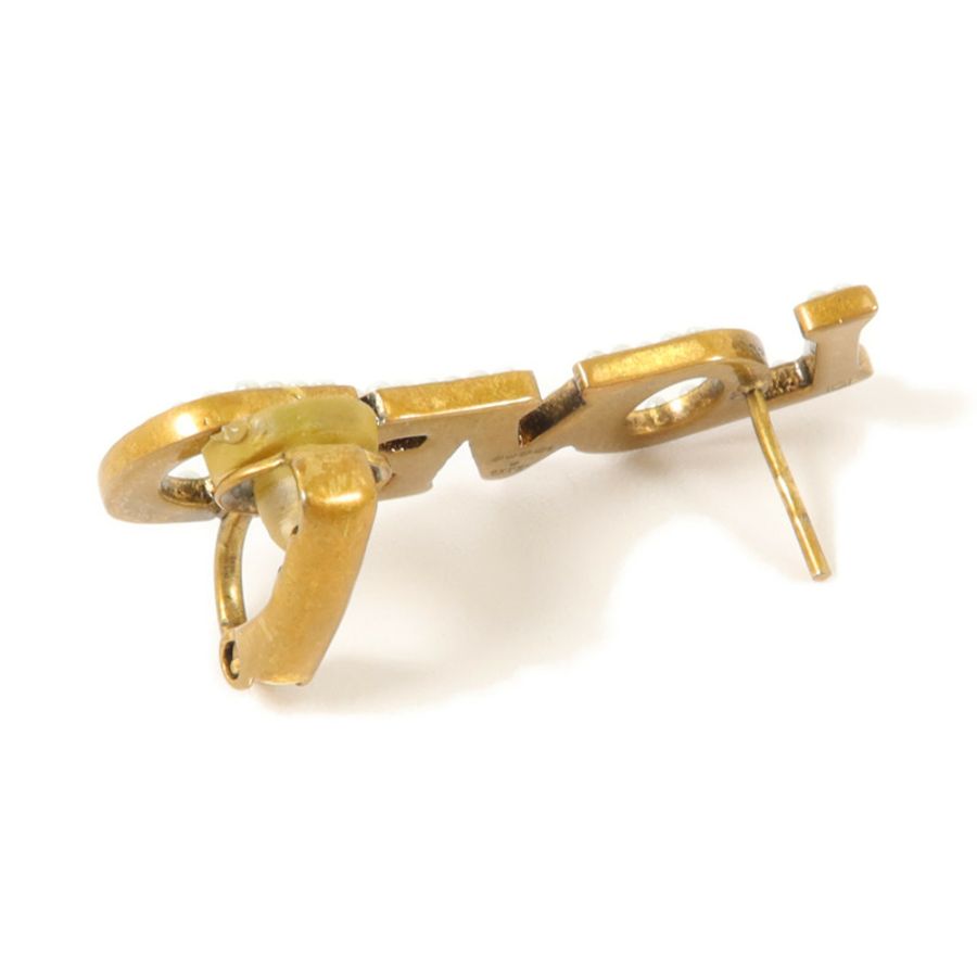 GUCCI 金屬Loved Pierced Ear Cuff耳環-3