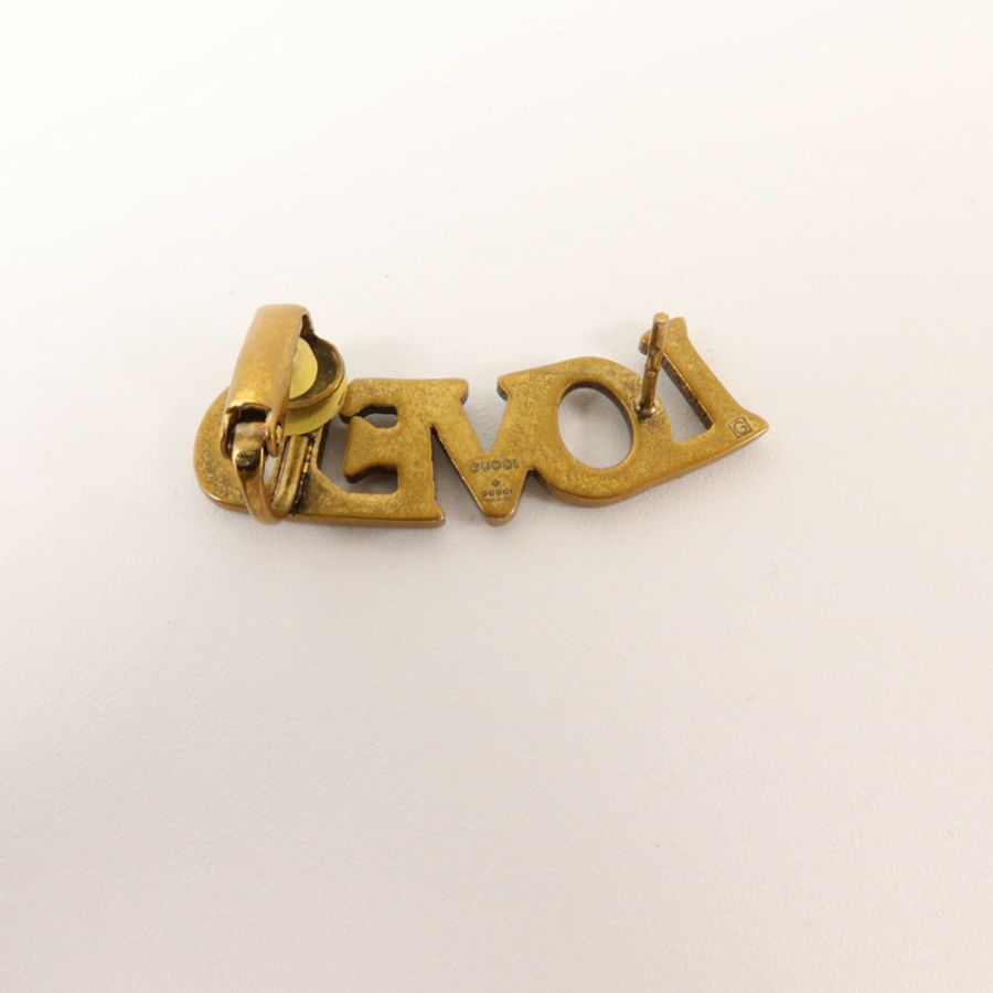 GUCCI 金屬Loved Pierced Ear Cuff耳環-4