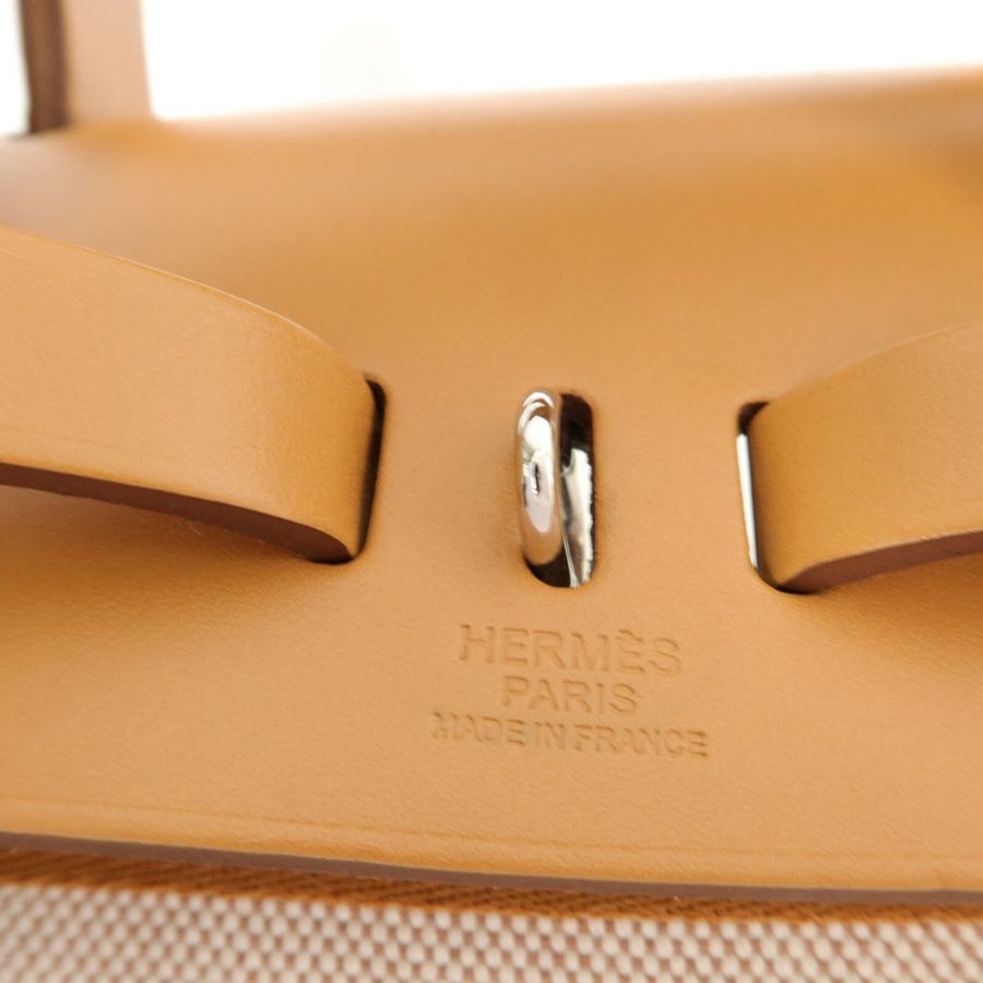 HERMES 帆布Herbag a dos Zip Retourne Backpack背包-5