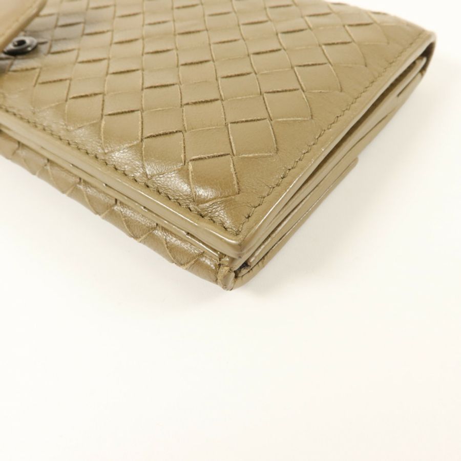 BOTTEGA VENETA 羊皮皮革Long Bifold Wallet長錢包-11
