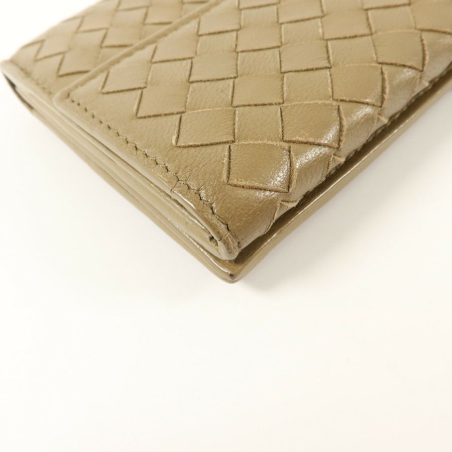 BOTTEGA VENETA 羊皮皮革Long Bifold Wallet長錢包-13