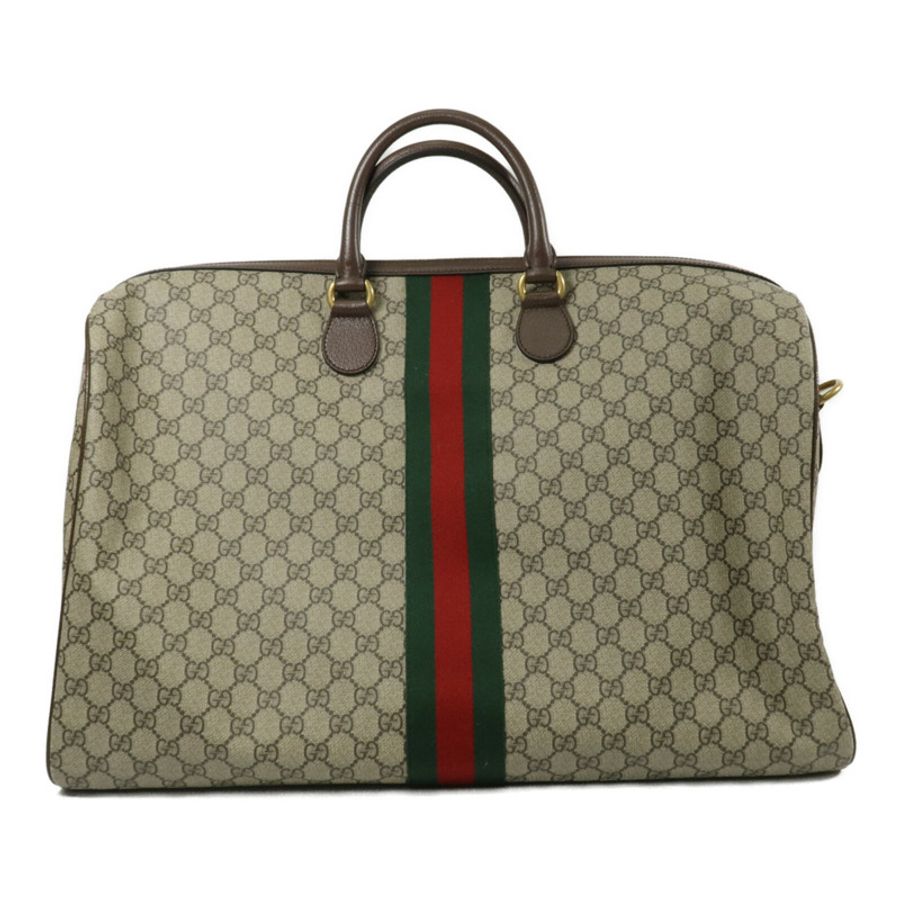 GUCCI 塗層帆布Savoy Large Duffle Bag手挽袋-2