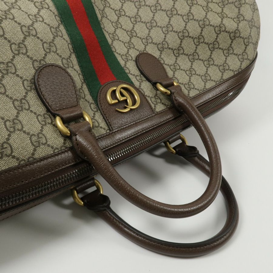 GUCCI 塗層帆布Savoy Large Duffle Bag手挽袋-9