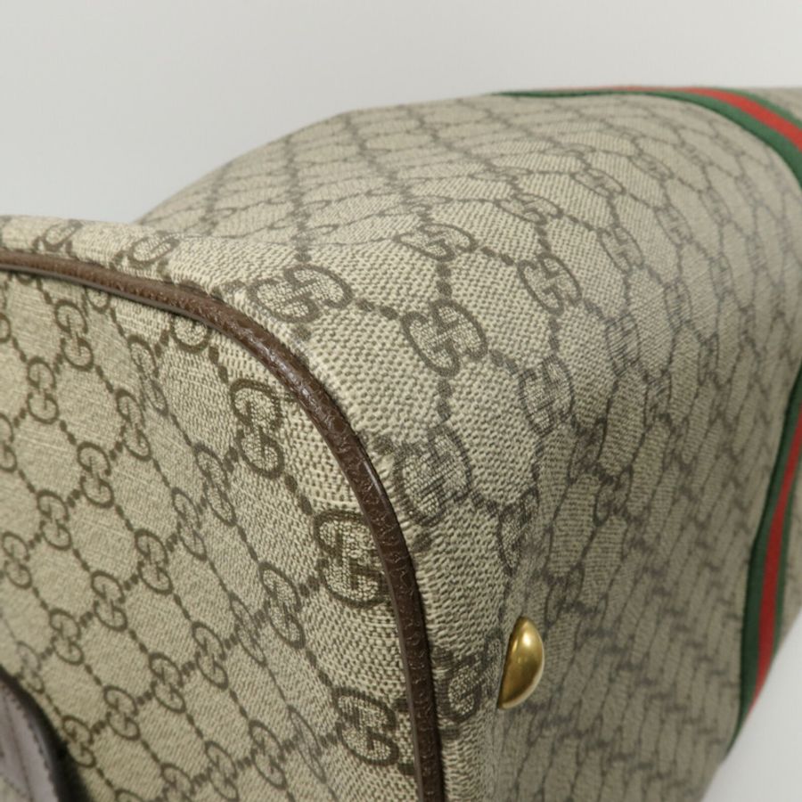 GUCCI 塗層帆布Savoy Large Duffle Bag手挽袋-12