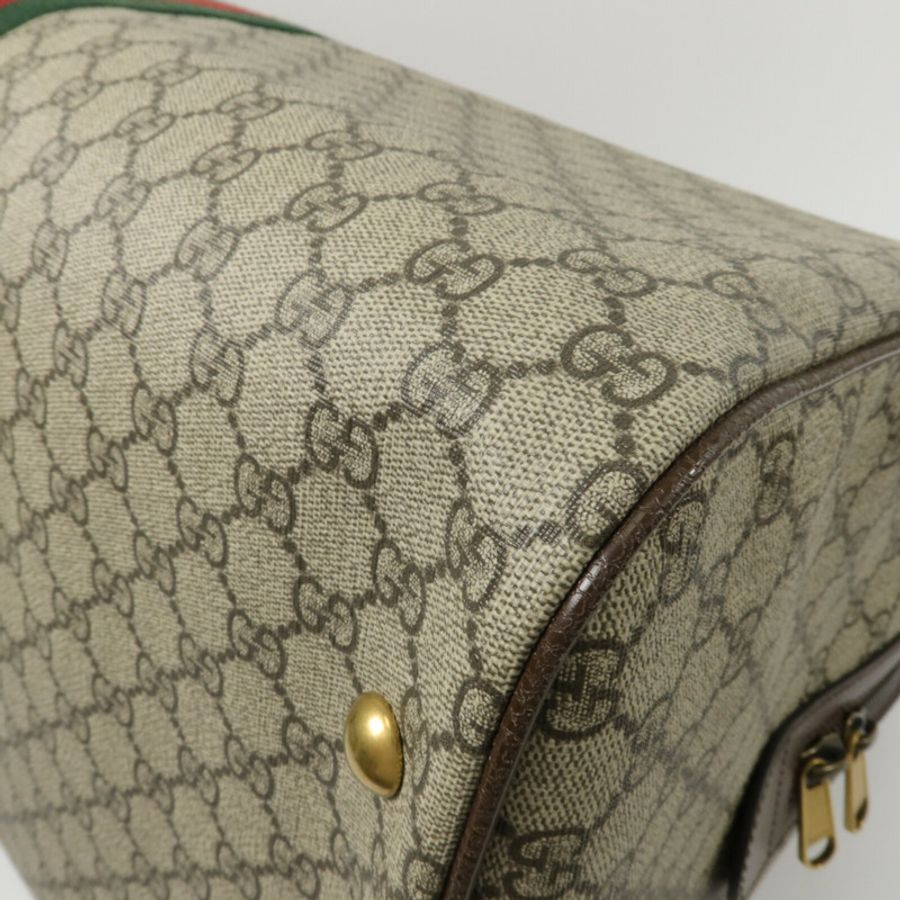 GUCCI 塗層帆布Savoy Large Duffle Bag手挽袋-13