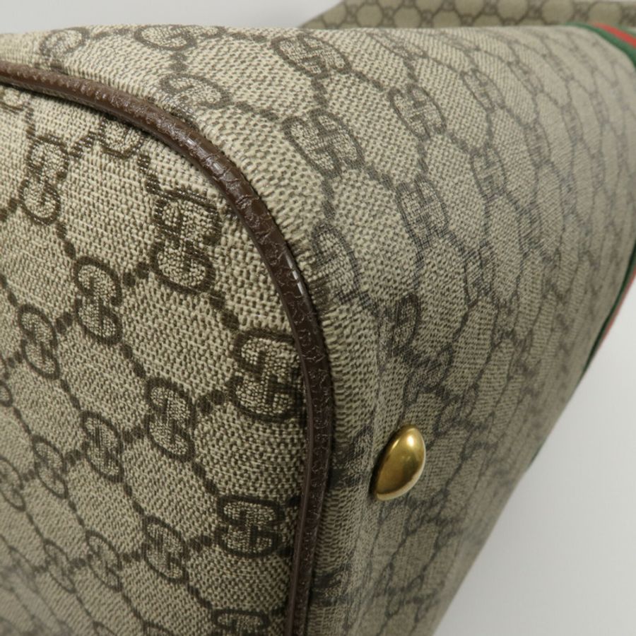 GUCCI 塗層帆布Savoy Large Duffle Bag手挽袋-14