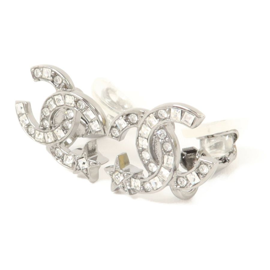 CHANEL 金屬/鉛玻璃Clipped Earring耳環-1