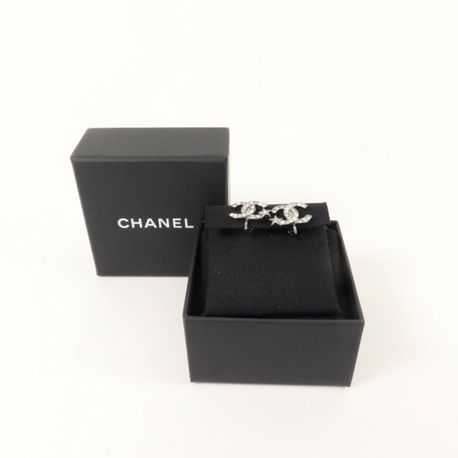 CHANEL 金屬/鉛玻璃Clipped Earring耳環-7