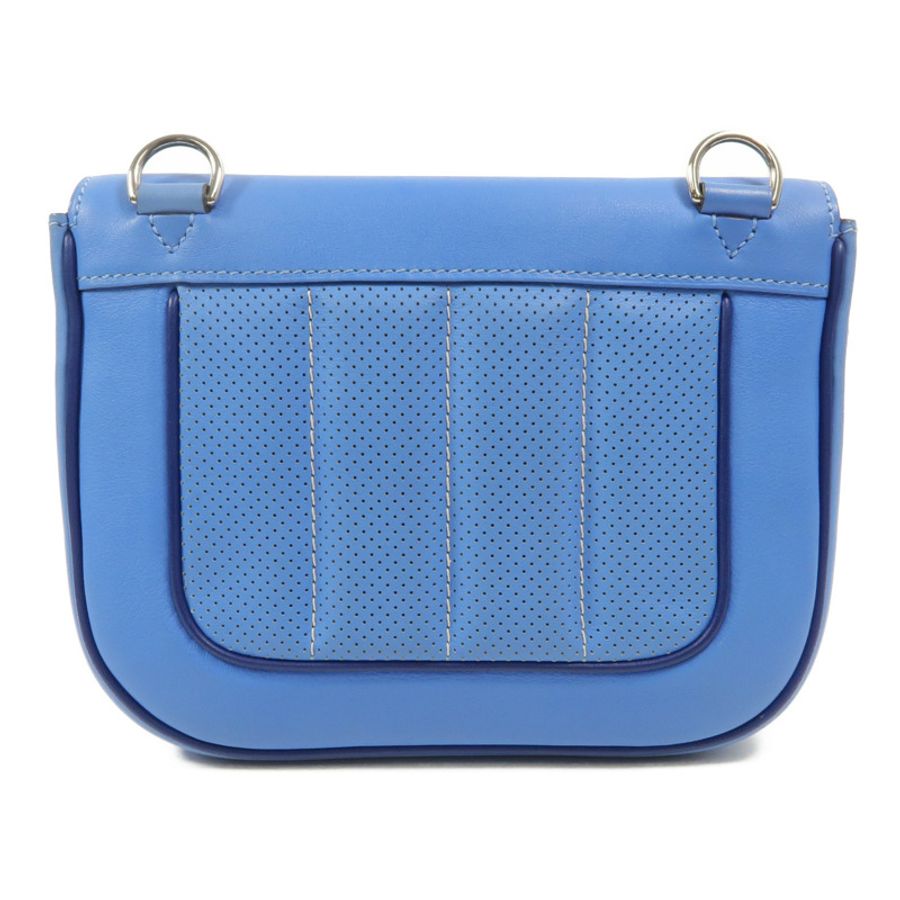 HERMES Swift皮革Berline Mini肩背袋Bleu Saphir-1