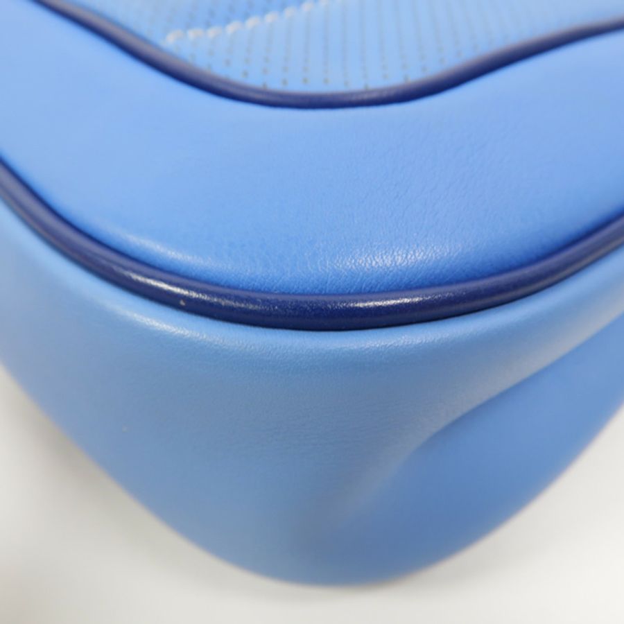 HERMES Swift皮革Berline Mini肩背袋Bleu Saphir-12