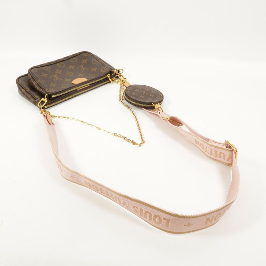 LOUIS VUITTON Monogram Multi Pochette Accessoires鏈帶手挽肩背兩用袋-6