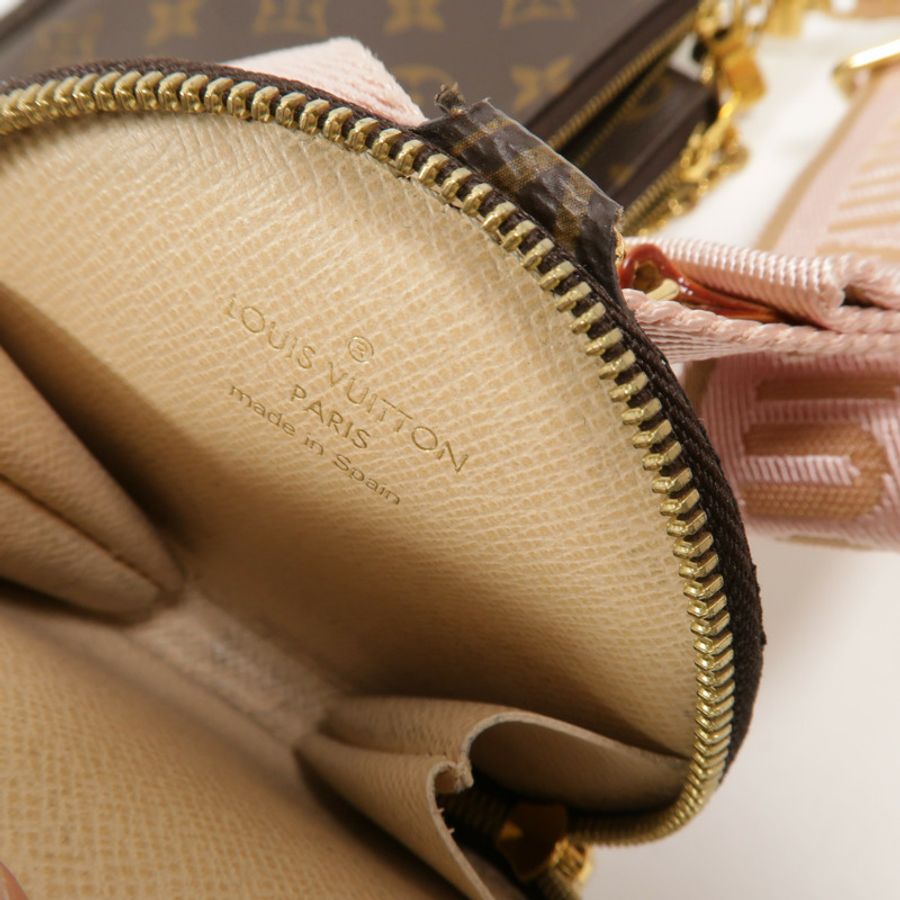 LOUIS VUITTON Monogram Multi Pochette Accessoires鏈帶手挽肩背兩用袋-10