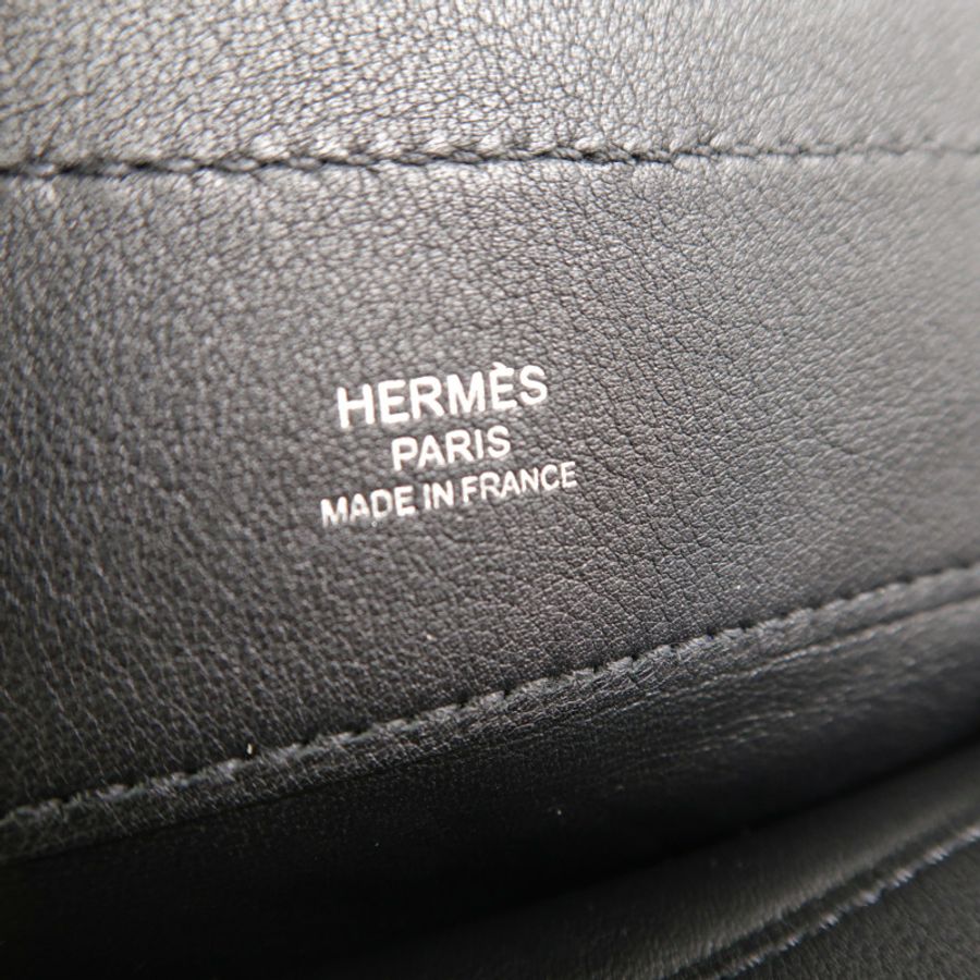HERMES Swift皮革Aline Mini肩背袋Noir-5