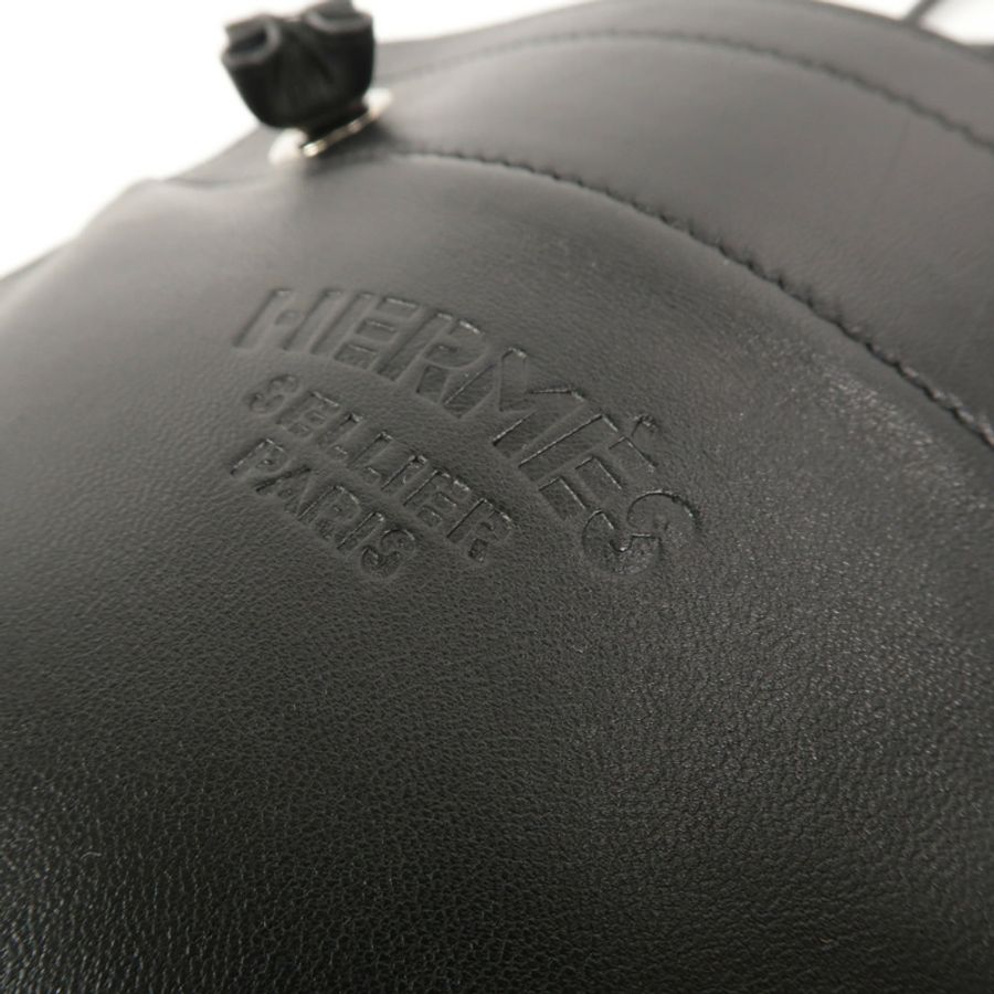 HERMES Swift皮革Aline Mini肩背袋Noir-8