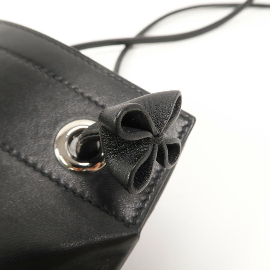 HERMES Swift皮革Aline Mini肩背袋Noir-14