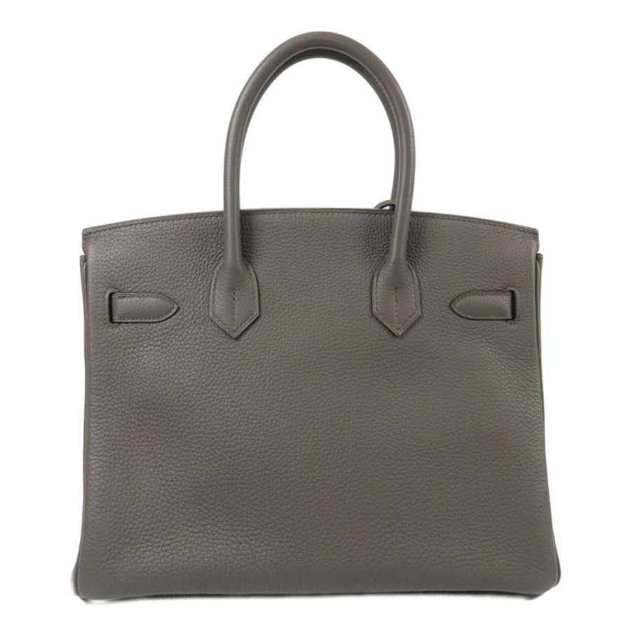 HERMES Togo皮革Birkin 30手挽袋Etain-2
