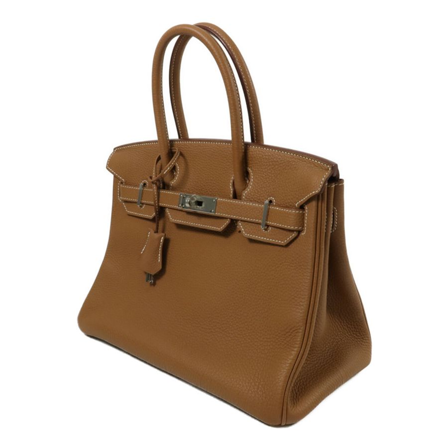 HERMES Togo皮革Birkin 30手挽袋Gold-1