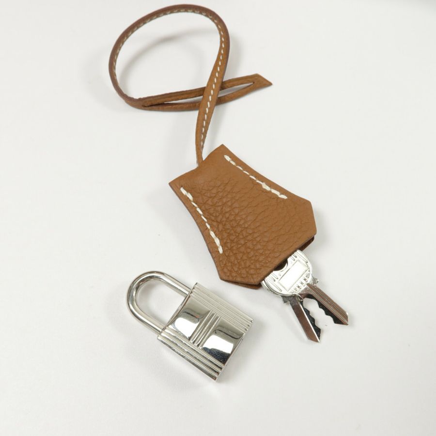 HERMES Togo皮革Birkin 30手挽袋Gold-8