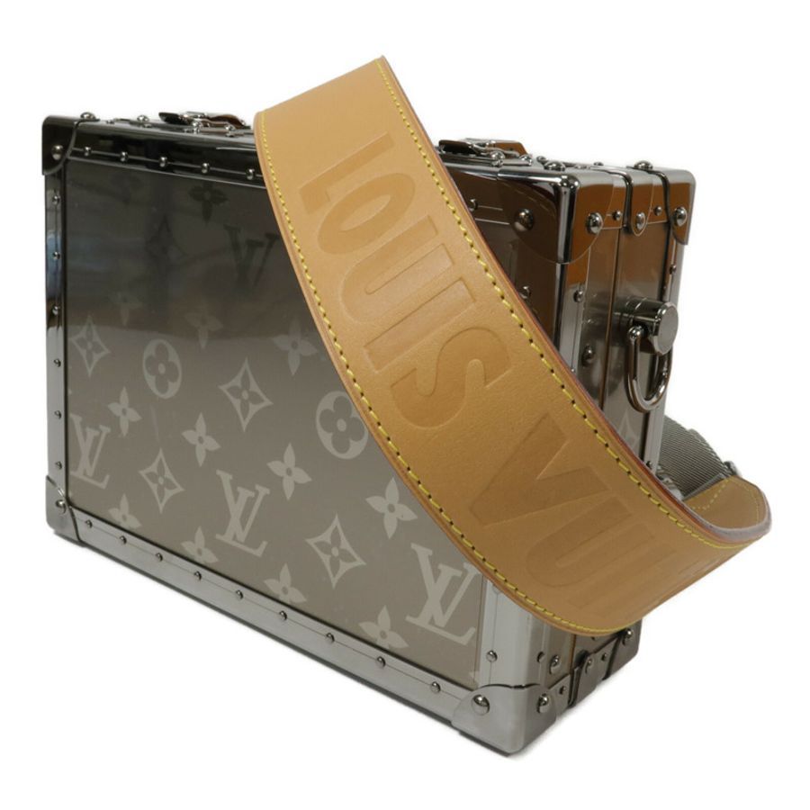 LOUIS VUITTON Monogram Titanium Clutch Box手拿包-1