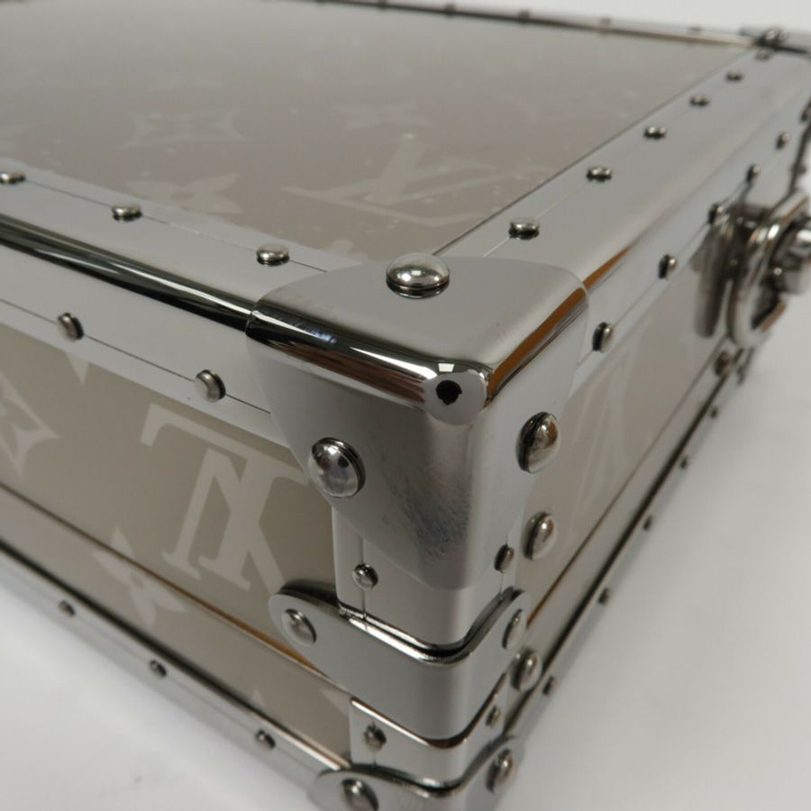 LOUIS VUITTON Monogram Titanium Clutch Box手拿包-14