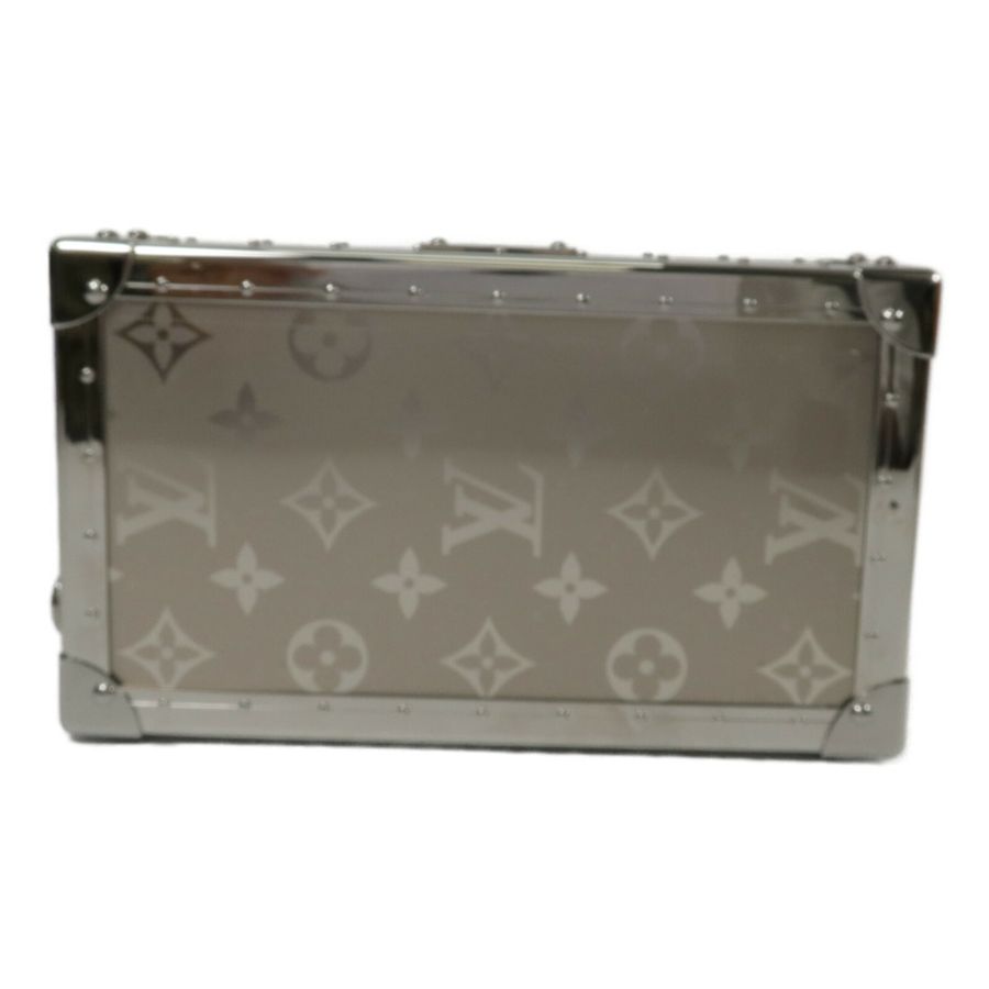 LOUIS VUITTON Monogram Titanium Trunk Wallet Slim肩背袋-2
