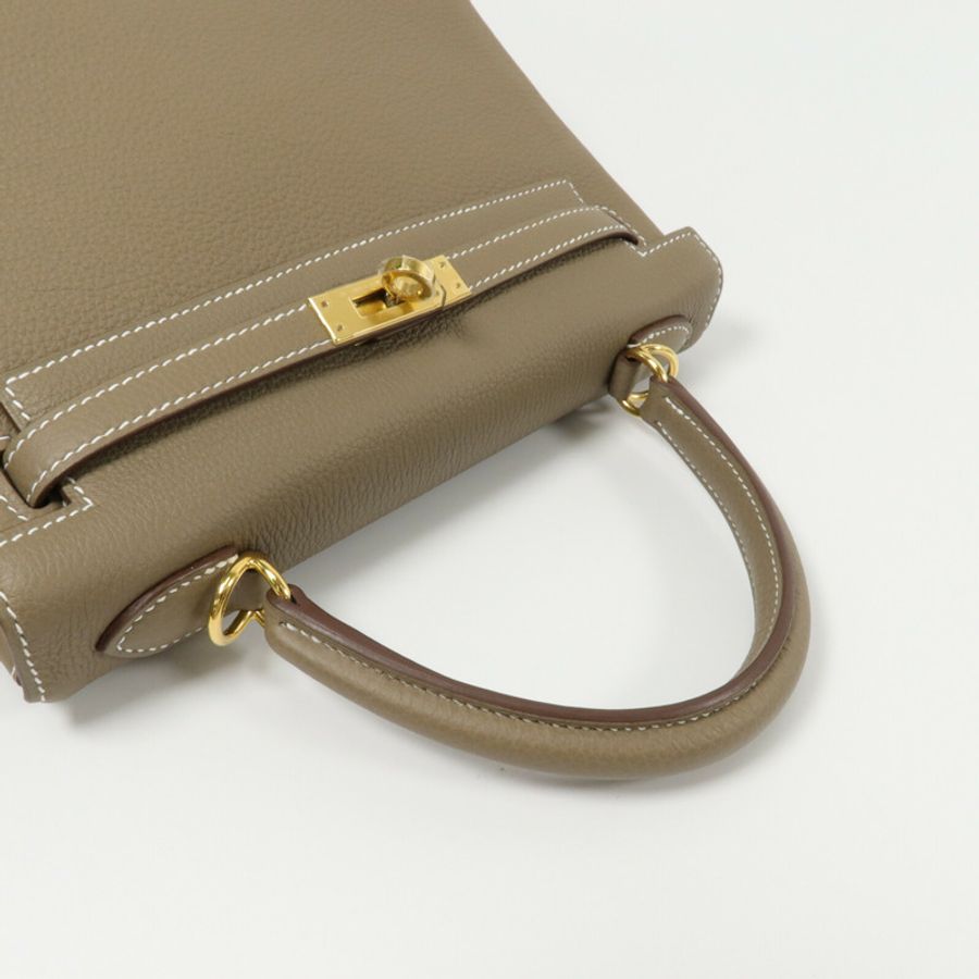 HERMES Togo皮革Kelly 25手挽肩背兩用袋-10