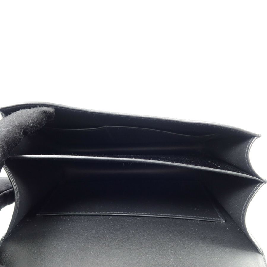 HERMES Box皮革Constance Mini肩背袋Noir-4