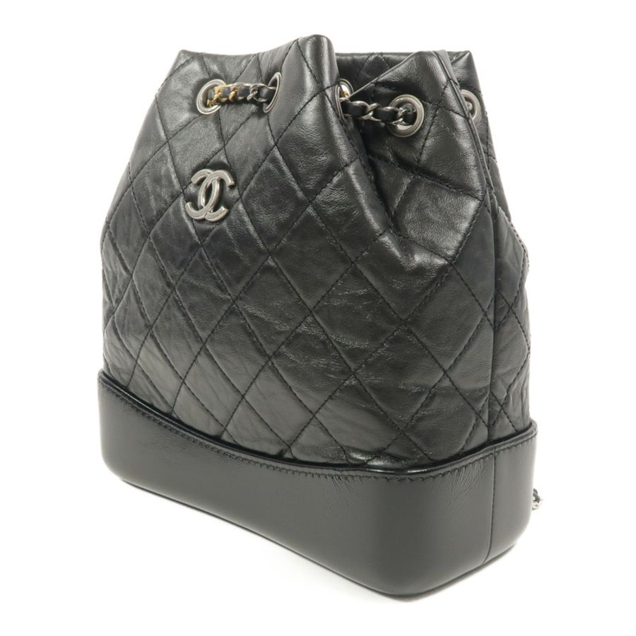 CHANEL 牛皮皮革Gabrielle BackPack鏈帶背包-2
