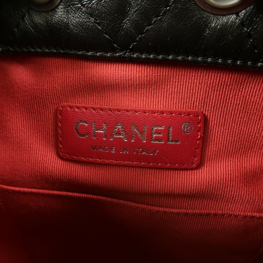 CHANEL 牛皮皮革Gabrielle BackPack鏈帶背包-5