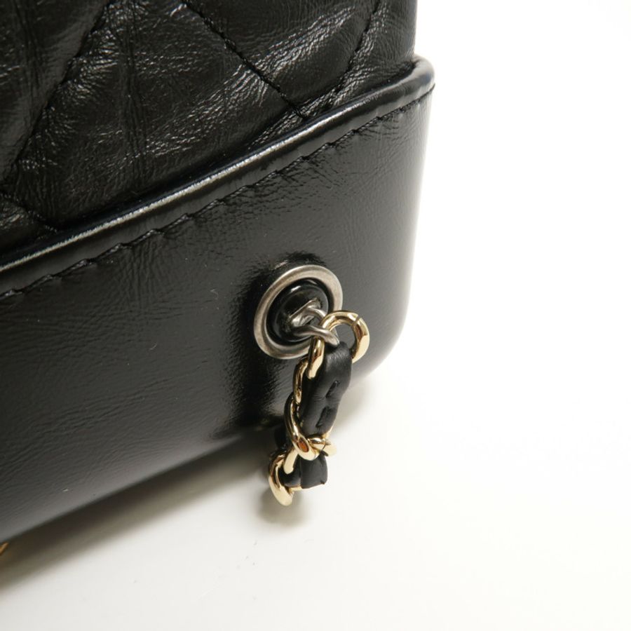 CHANEL 牛皮皮革Gabrielle BackPack鏈帶背包-15