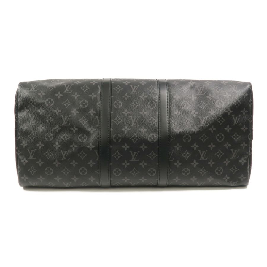 LOUIS VUITTON Monogram Eclipse Keepall Bandouliere 55手挽肩背兩用袋-3