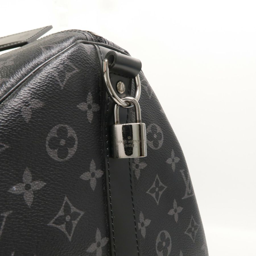 LOUIS VUITTON Monogram Eclipse Keepall Bandouliere 55手挽肩背兩用袋-7