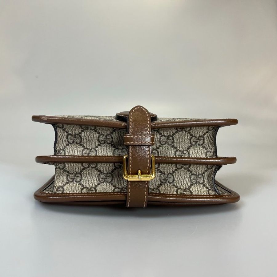 GUCCI 671620 老花掀蓋方包-4