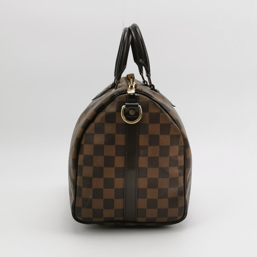Louis Vuitton路易威登 Speedy 30 肩带款 棋盤格 手提包-2