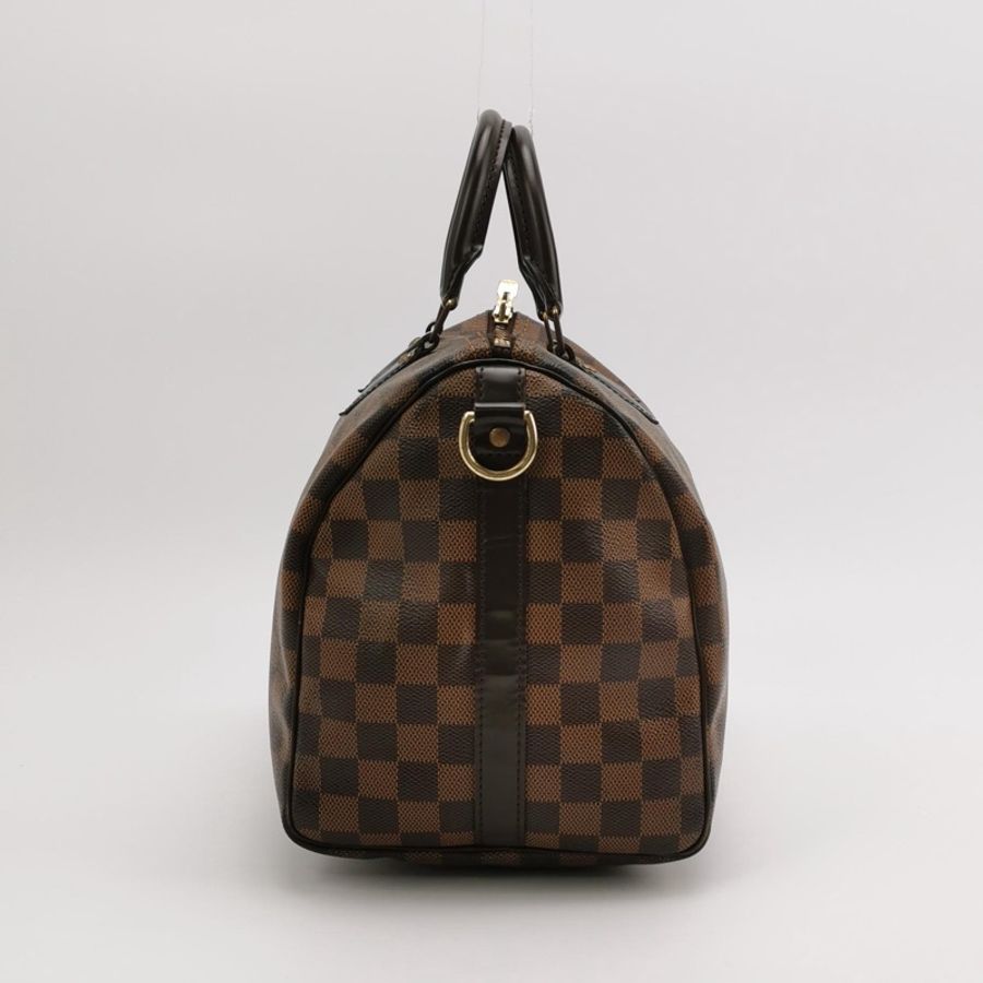 Louis Vuitton路易威登 Speedy 30 肩带款 棋盤格 手提包-3