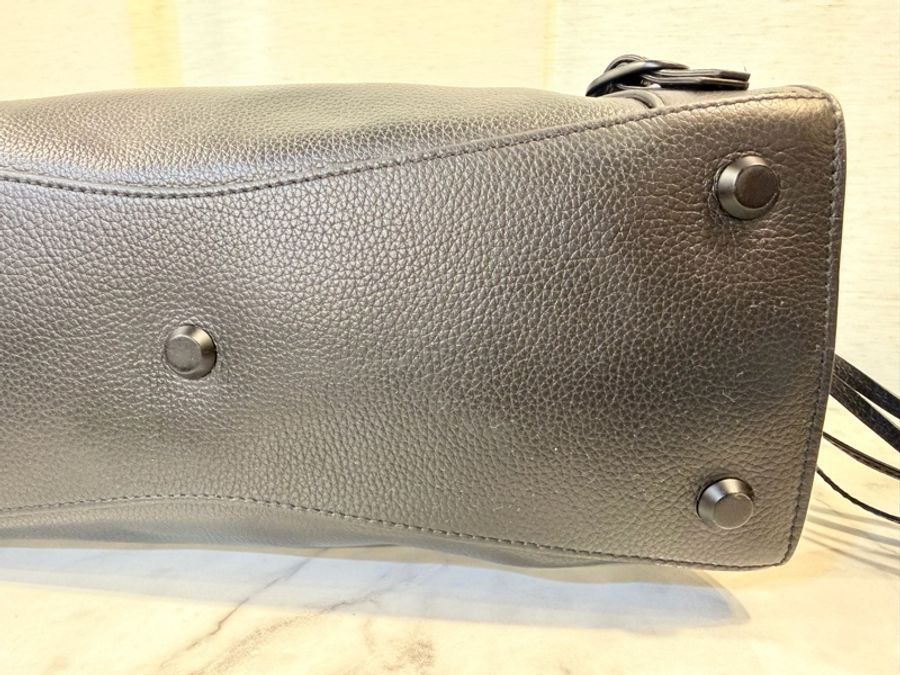 Balenciaga 黑牛皮neo classic city手提斜背機車包-13