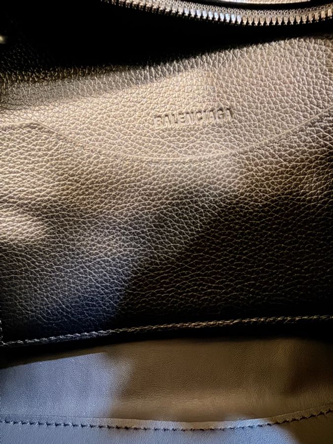 Balenciaga 黑牛皮neo classic city手提斜背機車包-18
