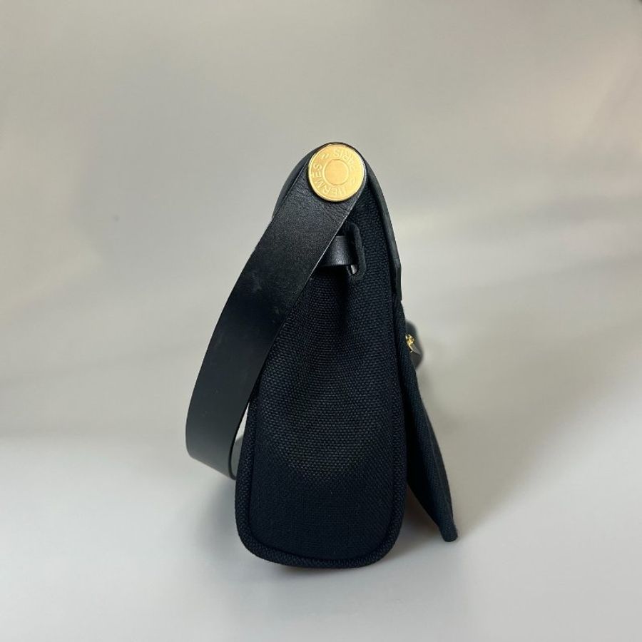 HERMES K刻 黑金HERBAG MINI肩背包-4