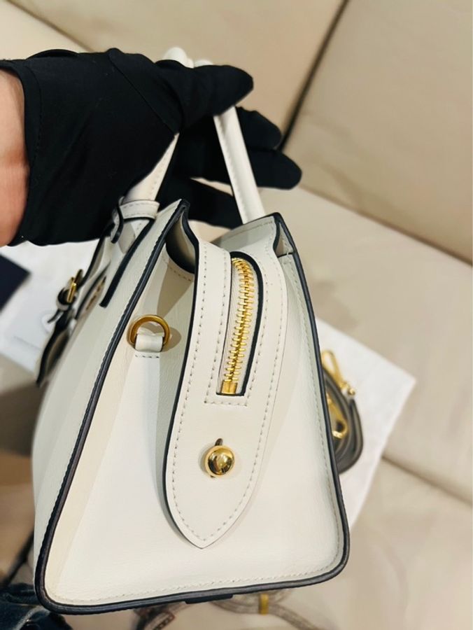 Prada 普拉達 Galleria Saffiano白色手提肩背包/殺手包/小號/99閒置新美品-4