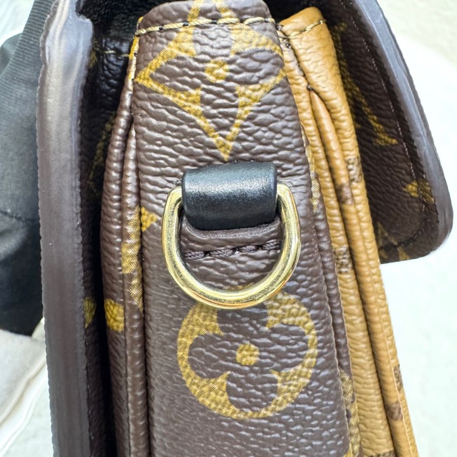 路易威登六種背法後背包LV經典雙色老花Monogram Pochette Métis雙肩包後背包M11941-21