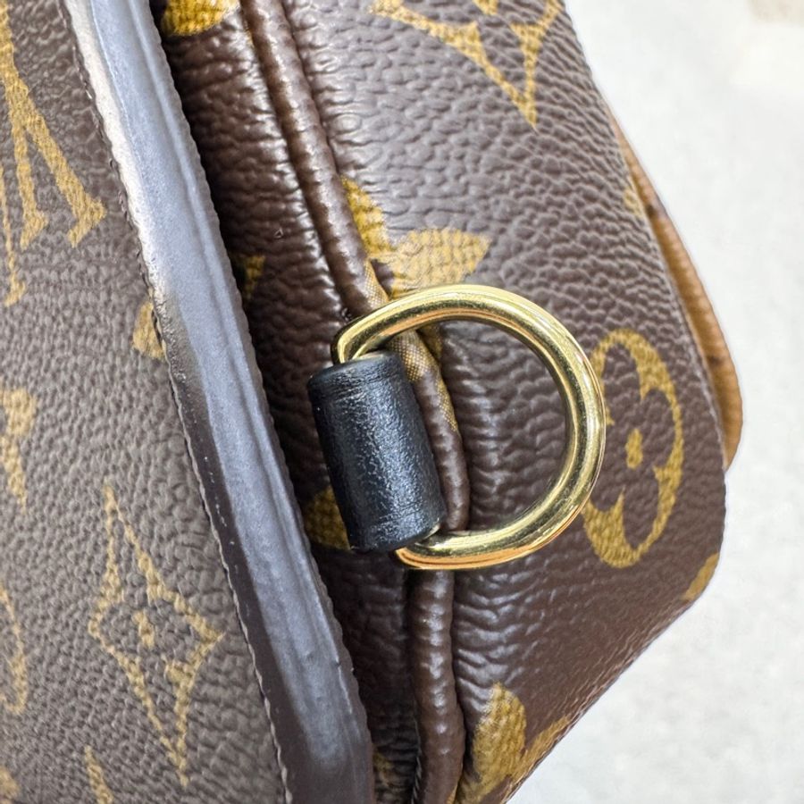 路易威登六種背法後背包LV經典雙色老花Monogram Pochette Métis雙肩包後背包M11941-22