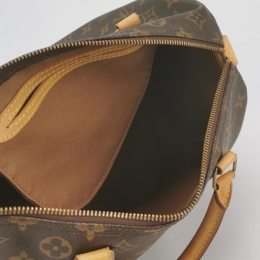 Louis Vuitton路易威登 Speedy 30 老花 手提包-6
